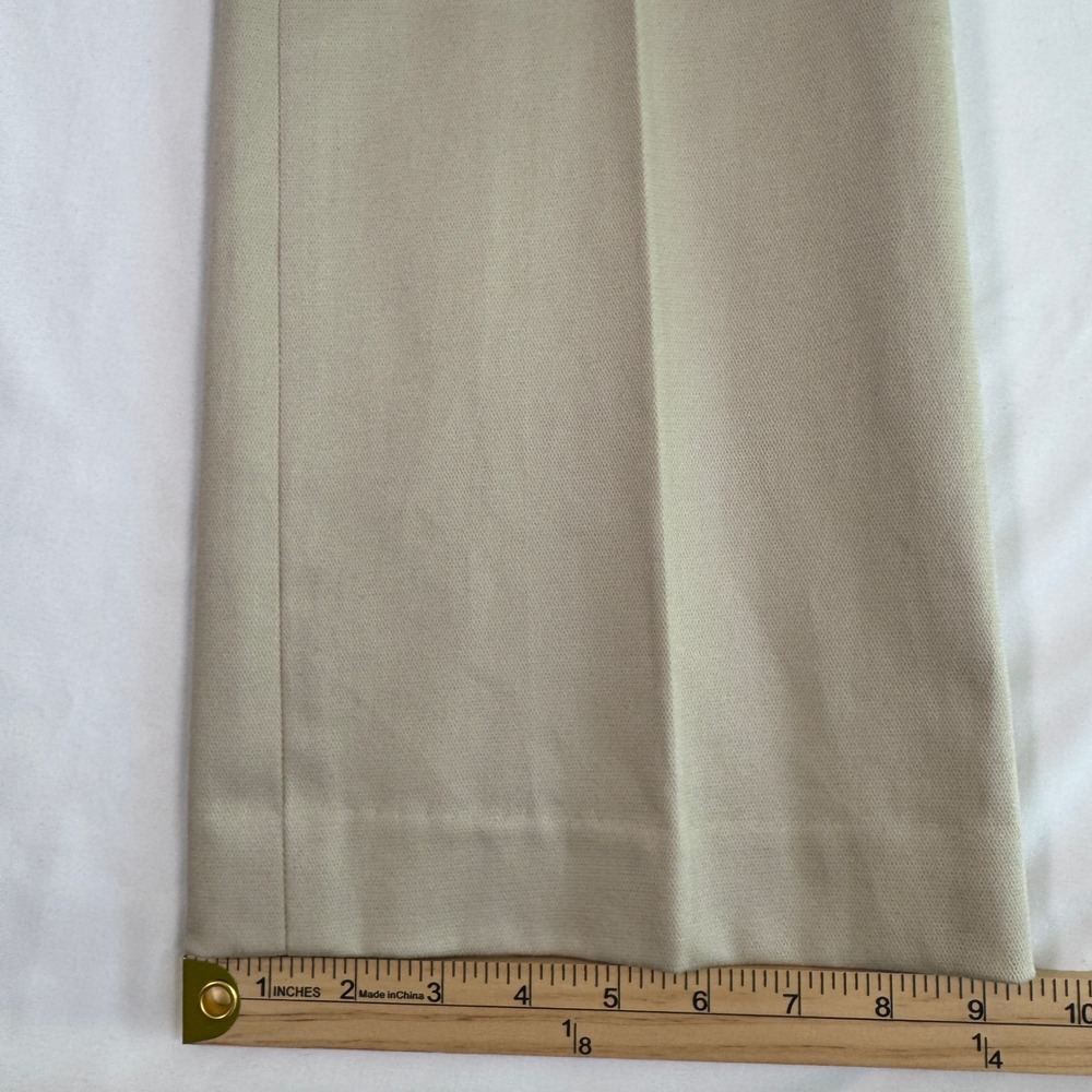 NWT VTG Y2K 03 Banana Republic Martin Stretch Straight Pants 6 Beige Pleated - Picture 9 of 9